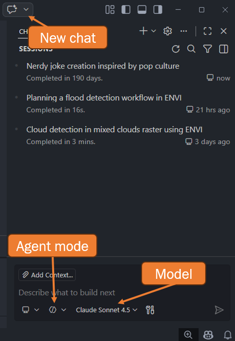 Accessing chat in VSCode